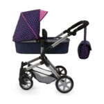 Καλάθι για Κούκλες Reig Combi Neo Pro Ναυτικό Μπλε 63 cm