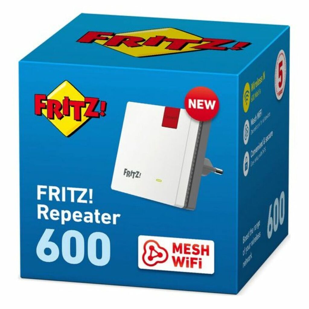 Επαναληπτικό Σημείο Πρόσβασης Fritz! 20002885 2.4 GHz 600 Mbps Λευκό