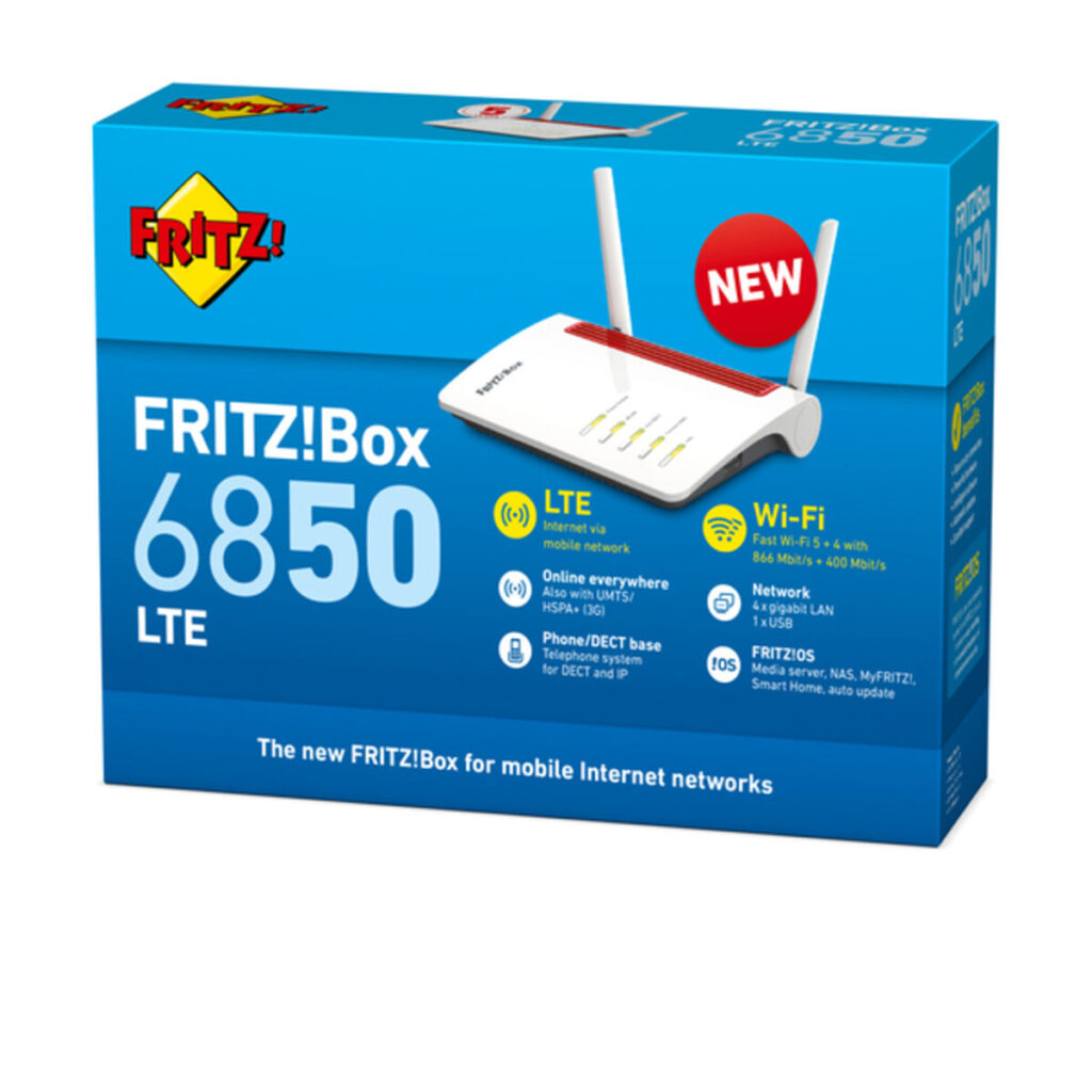 Router Fritz! FRITZ!Box 6850 LTE 4G LTE Gigabit 400-866 Mbps