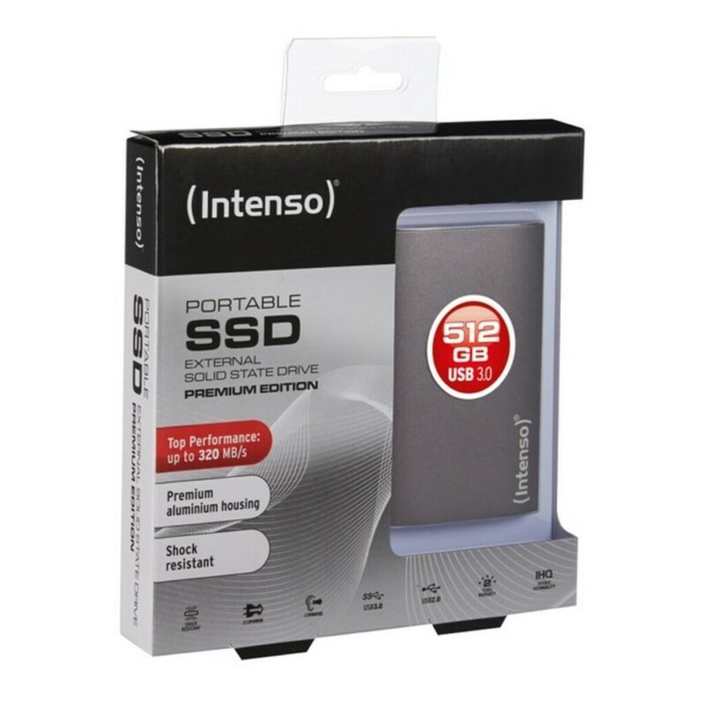 Εξωτερικός Σκληρός Δίσκος INTENSO 3823450 SSD 512 GB Ανθρακί