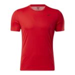 Kοντομάνικο Aθλητικό Mπλουζάκι Reebok Workout Ready Κόκκινο