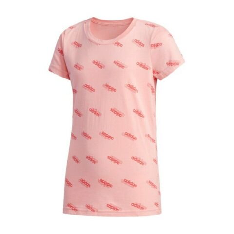 Παιδικό Μπλούζα με Κοντό Μανίκι Adidas YG FAV T Ροζ