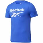 Ανδρική Μπλούζα με Κοντό Μανίκι Reebok Workout Ready Supremium Μπλε