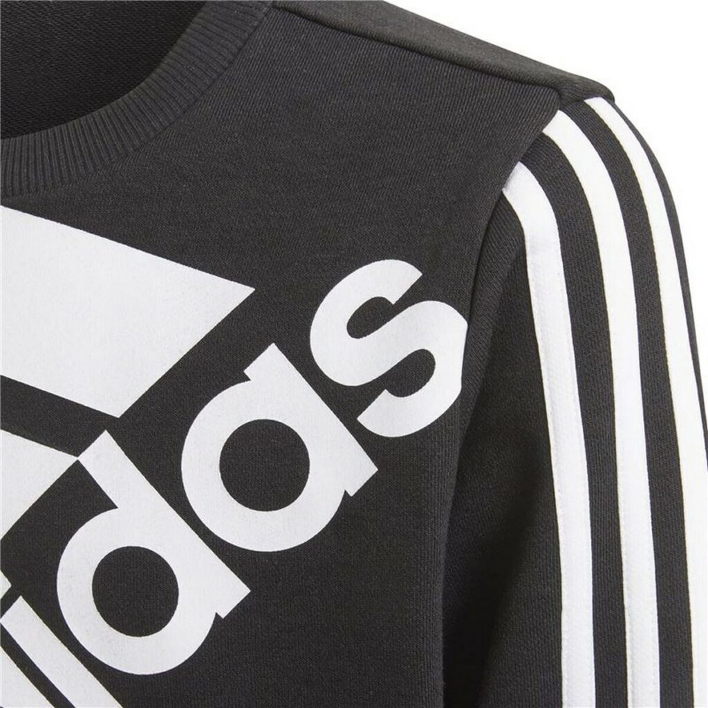 Παιδικό Μπλουζάκι Adidas Essentials Logo K Μαύρο