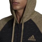 Ανδρικό Aθλητικό Mπουφάν Adidas Essentials Mélange Μαύρο