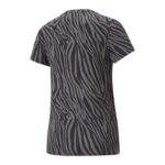 Γυναικεία Μπλούζα με Κοντό Μανίκι Puma Essentials Tiger AOP Γκρι Μαύρο