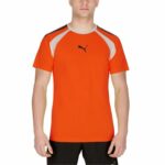 Ανδρική Μπλούζα με Κοντό Μανίκι Puma TeamLIGA Πορτοκαλί Άντρες