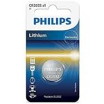 Μπαταρίες Κουμπιά Λιθίου Philips CR2032