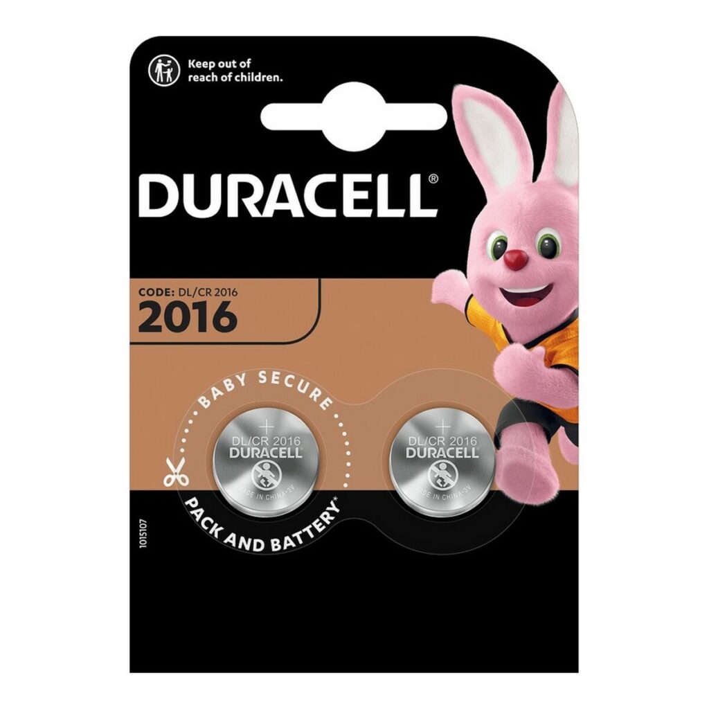 Μπαταρίες Κουμπιά Λιθίου DL/CR2016 DURACELL 3V (2 uds)