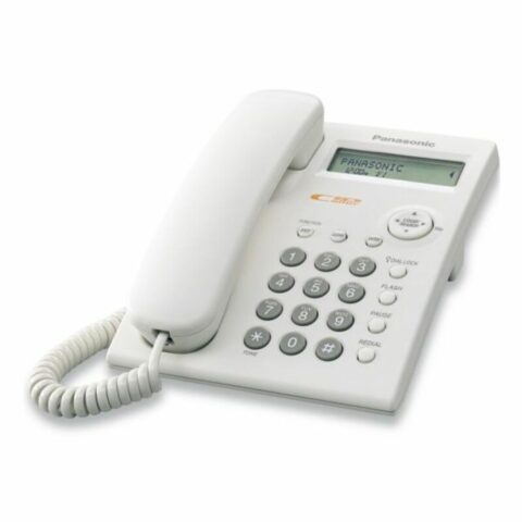 Σταθερό Τηλέφωνο Panasonic Corded Telephone Λευκό