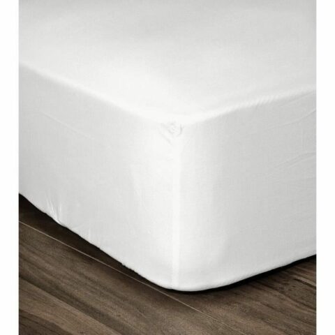 Τοποθετημένο κάτω φύλλο Lovely Home Λευκό 160 x 200 cm (Διπλό κρεβάτι)