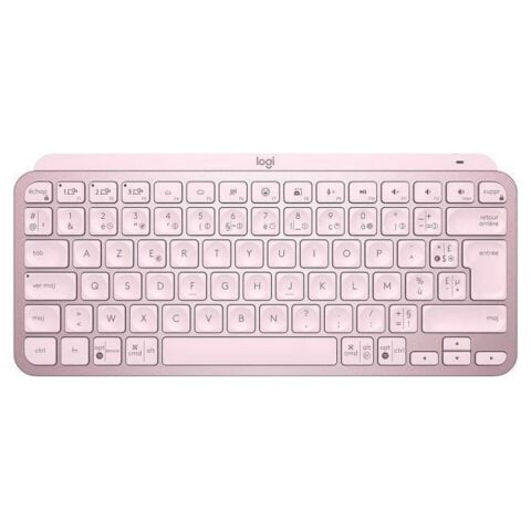 Ασύρματο Πληκτρολόγιο Logitech MX Keys Mini Ροζ AZERTY