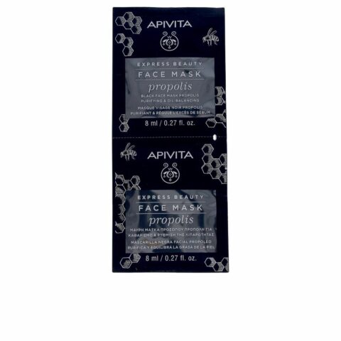Μάσκα Προσώπου Apivita Express Beauty Πρόπολη (2 x 8 ml)