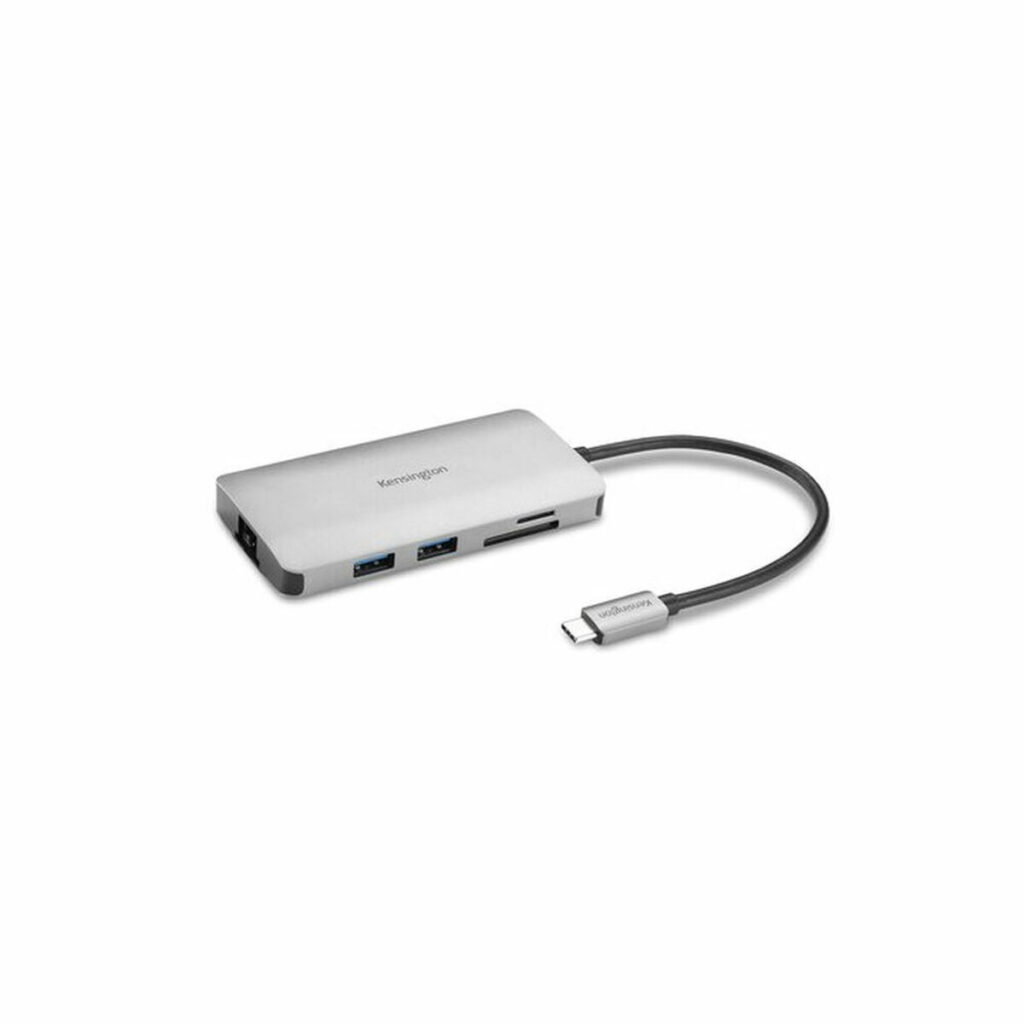 USB Hub Kensington K33820WW Μαύρο Ασημί