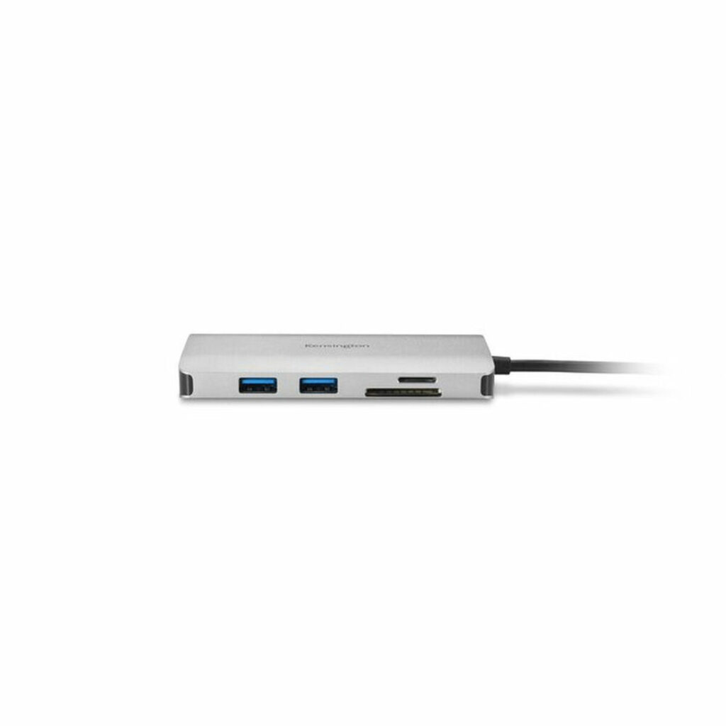 USB Hub Kensington K33820WW Μαύρο Ασημί