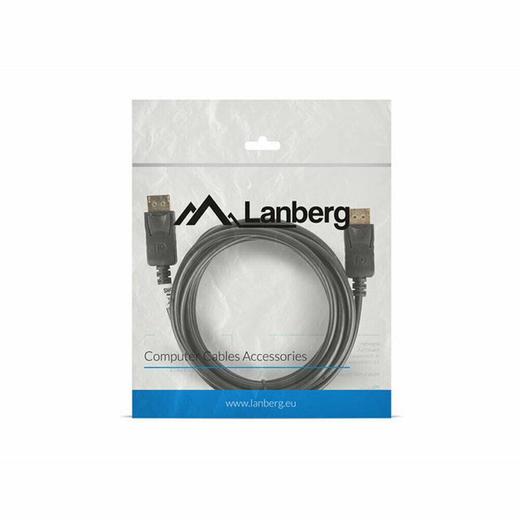 Καλώδιο DisplayPort Lanberg CA-DPDP-10CC-0030-BK Μαύρο 3 m