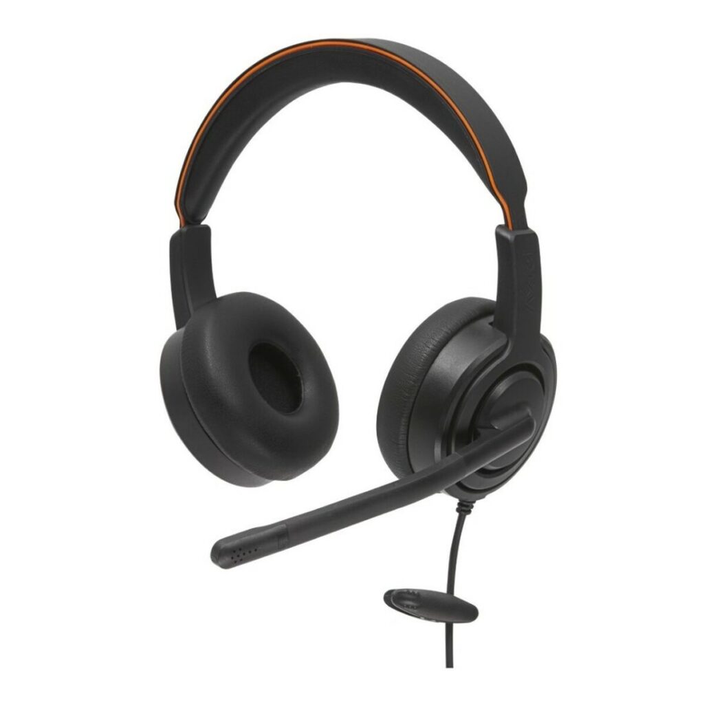 Ακουστικά με Μικρόφωνο Axtel AXH-V45UCD Μαύρο