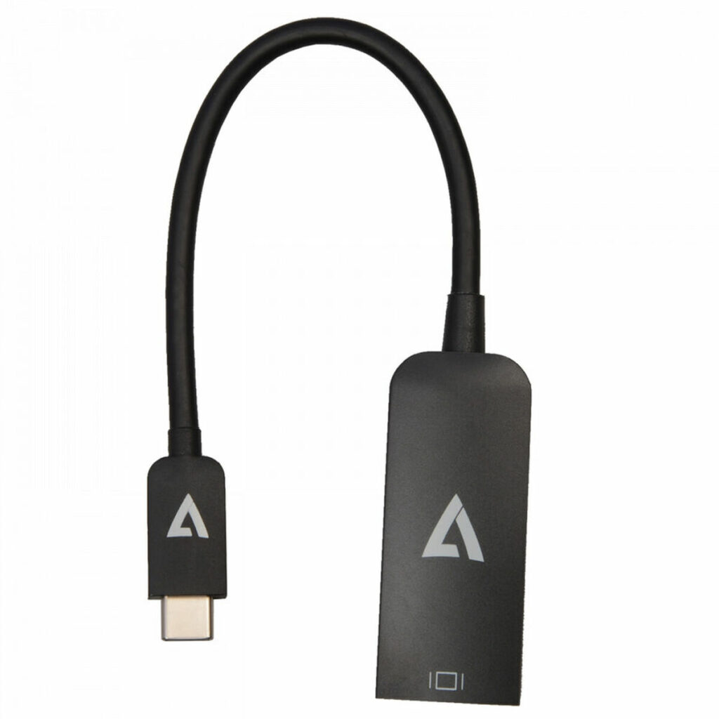 Αντάπτορας USB C σε DisplayPort V7 V7USBCDP14 8K Ultra HD Μαύρο