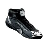 Μπότες Racing OMP Sport Μαύρο/Λευκό (Μέγεθος 42)