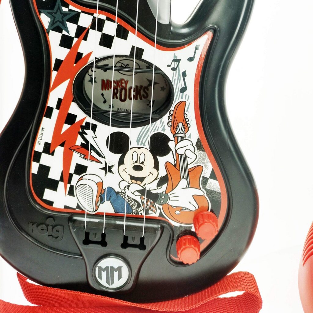 Μουσικό Παιχνίδι Mickey Mouse Μικρόφωνο Παιδική Kιθάρα