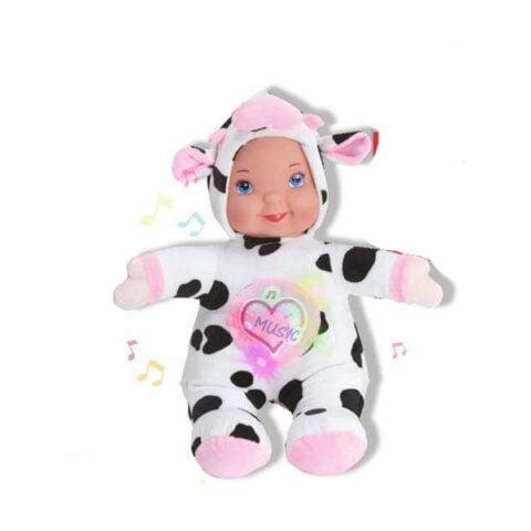 Κούκλα μωρού Reig Αγελάδα 35 cm Μουσικό γεμιστό παιχνίδι