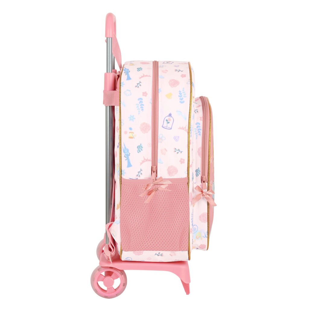 Σχολική Τσάντα με Ρόδες Princesses Disney Dream it Ροζ 33 x 42 x 14 cm