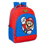 Σχολική Τσάντα Super Mario Κόκκινο Μπλε (32 x 42 x 15 cm)