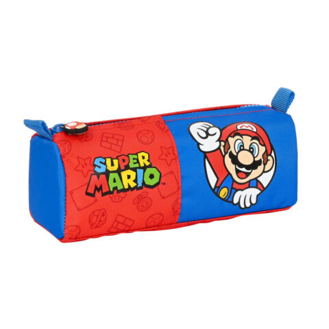 Κασετίνα Super Mario Κόκκινο Μπλε (21 x 8 x 7 cm)