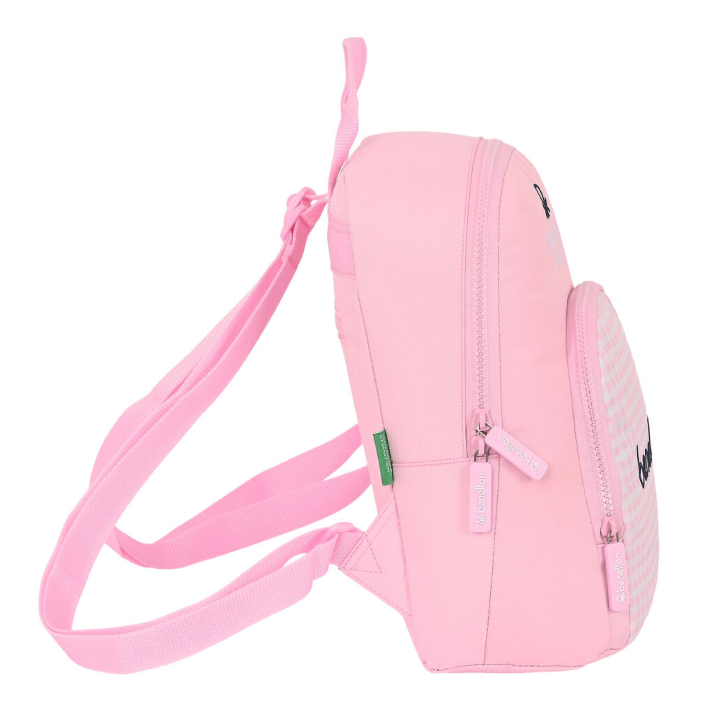 Παιδική Τσάντα Benetton Vichy Mini Ροζ (25 x 30 x 13 cm)