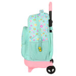 Σχολική Τσάντα με Ρόδες Smiley Summer fun Τυρκουάζ (33 x 45 x 22 cm)