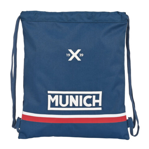 Σχολική Τσάντα με Σχοινιά Munich Soon Μπλε (35 x 40 x 1 cm)