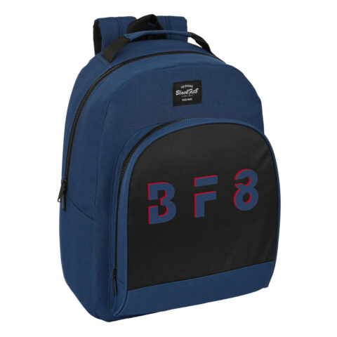 Σχολική Τσάντα BlackFit8 Urban Μαύρο Ναυτικό Μπλε (32 x 42 x 15 cm)