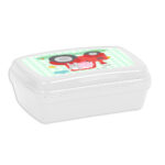 Κουτί για Sandwich Safta Granja Πλαστική ύλη Λευκό Ανοιχτό Πράσινο (17 x 6 x 14 cm)