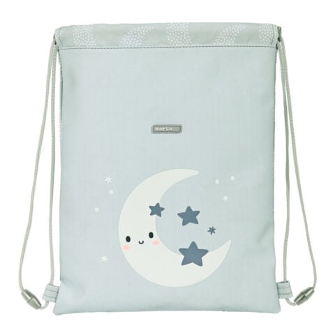 Σχολική Τσάντα με Σχοινιά Safta Luna Γκρι (26 x 34 x 1 cm)