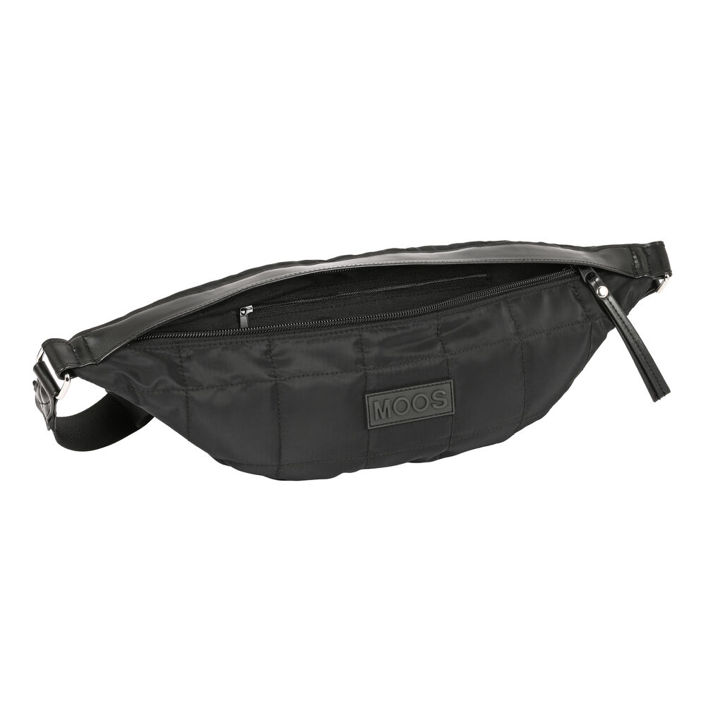 Τσάντα Mέσης Moos Negro Γεμισμένο Μαύρο (41 x 15.5 x 7 cm)