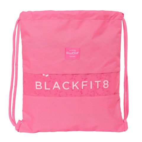 Σχολική Τσάντα με Σχοινιά BlackFit8 Glow up Ροζ (35 x 40 x 1 cm)