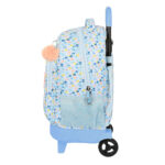 Σχολική Τσάντα με Ρόδες Moos Lovely Ανοιχτό Μπλε (33 x 45 x 22 cm)