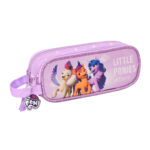 Διπλή Κασετίνα My Little Pony Λιλά (21 x 8 x 6 cm)