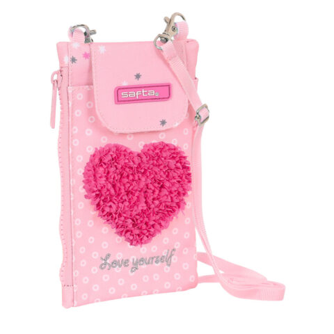 πορτοφόλι Safta Love Yourself Κάλυμμα Κινητού Ροζ