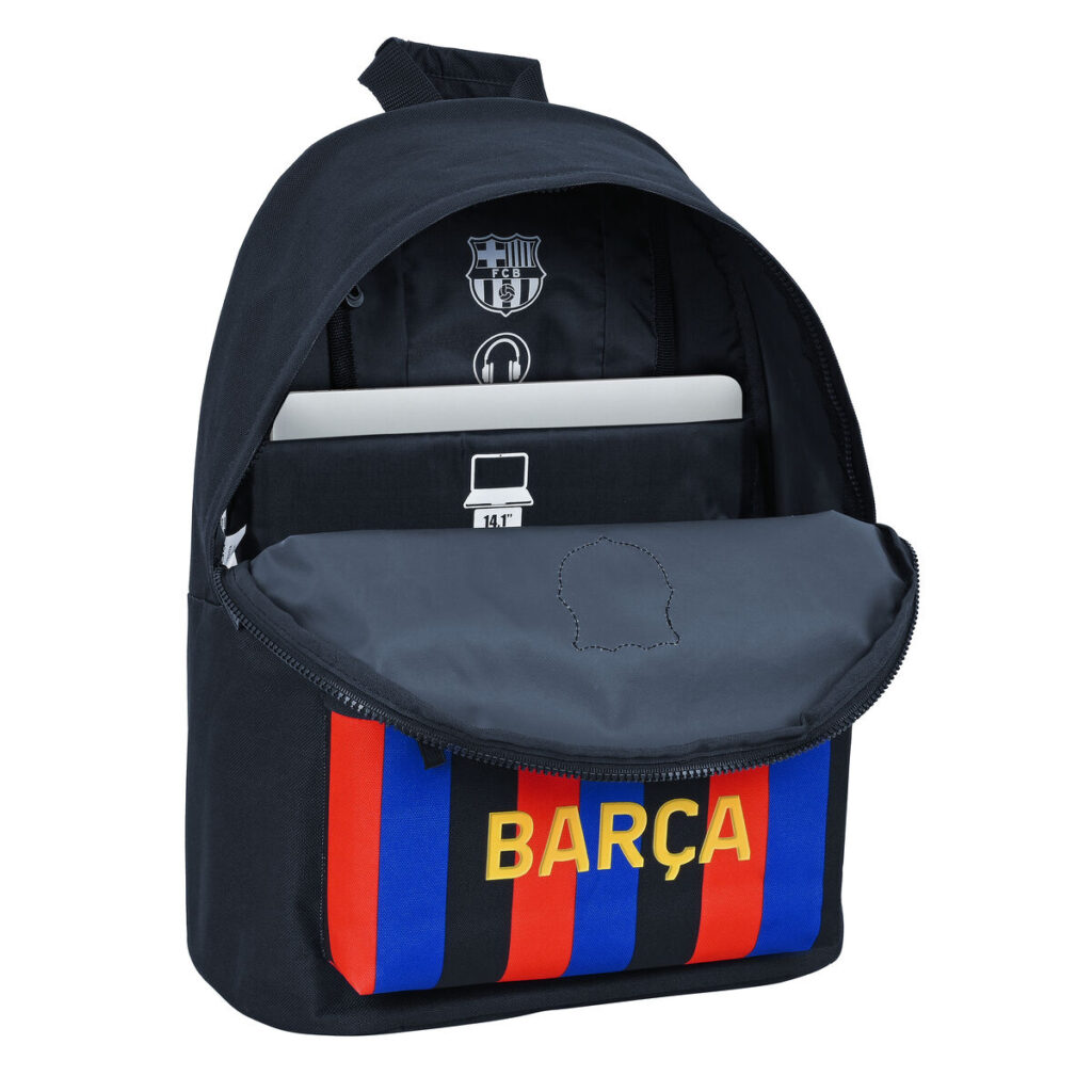 Σακίδιο για Laptop F.C. Barcelona Μπορντό Ναυτικό Μπλε (31 x 41 x 16 cm)