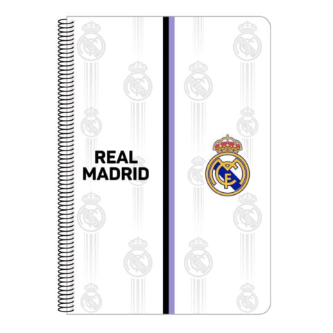 Σημειωματάριο Real Madrid C.F. Μαύρο Λευκό A4