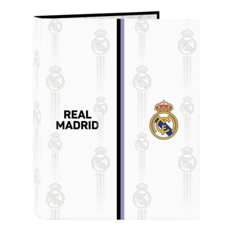 Φάκελος δακτυλίου Real Madrid C.F. Μαύρο Λευκό A4 (26.5 x 33 x 4 cm)