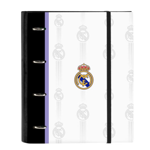 Φάκελος δακτυλίου Real Madrid C.F. Μαύρο Λευκό (27 x 32 x 3.5 cm)