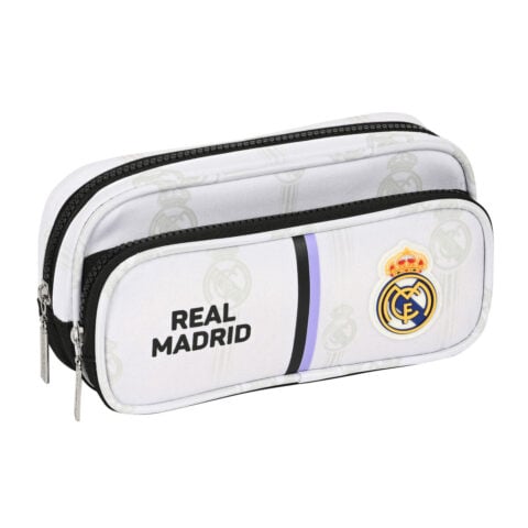 Κασετίνα Real Madrid C.F. Μαύρο Λευκό (21 x 10.5 x 6 cm)