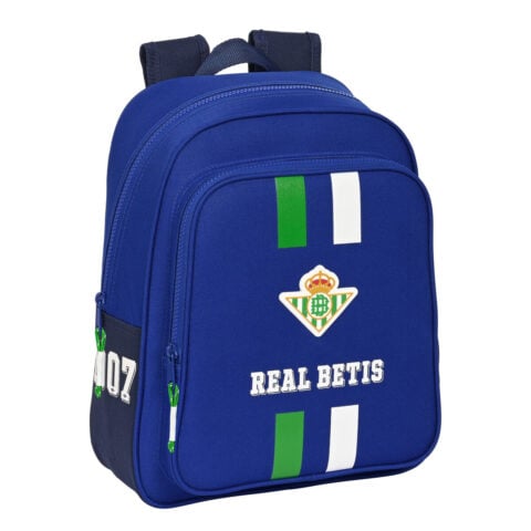 Σχολική Τσάντα Real Betis Balompié Μπλε (28 x 34 x 10 cm)