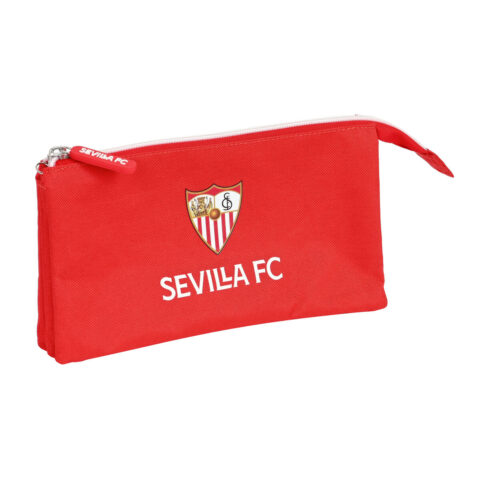 Τριπλή Κασετίνα Sevilla Fútbol Club Κόκκινο (22 x 12 x 3 cm)