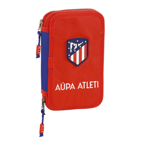 Σακίδιο Πλάτης για τα Μολύβια Atlético Madrid Κόκκινο Ναυτικό Μπλε (28 Τεμάχια)