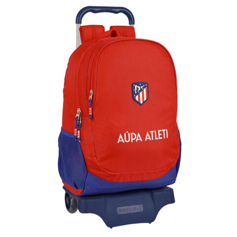 Σχολική Τσάντα με Ρόδες Atlético Madrid Κόκκινο Ναυτικό Μπλε 16 L