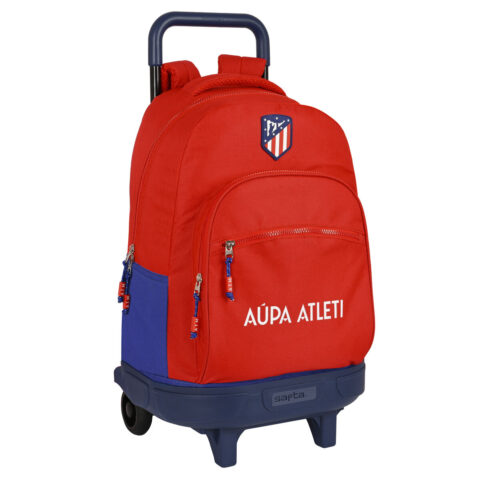 Σχολική Τσάντα με Ρόδες Atlético Madrid Κόκκινο Ναυτικό Μπλε (33 x 45 x 22 cm)