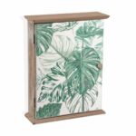 Διακοσμητικό κουτί Versa Mint Leaves Κλειδιά Ξύλο MDF (6